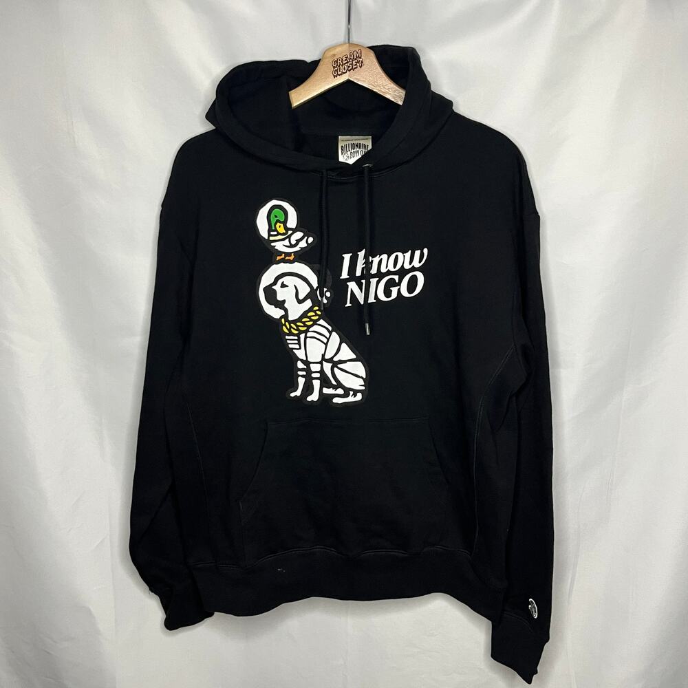 Billionaire Boys Club BBC Pharrell I Know Nigo Flagship Exclusive Hoodie M